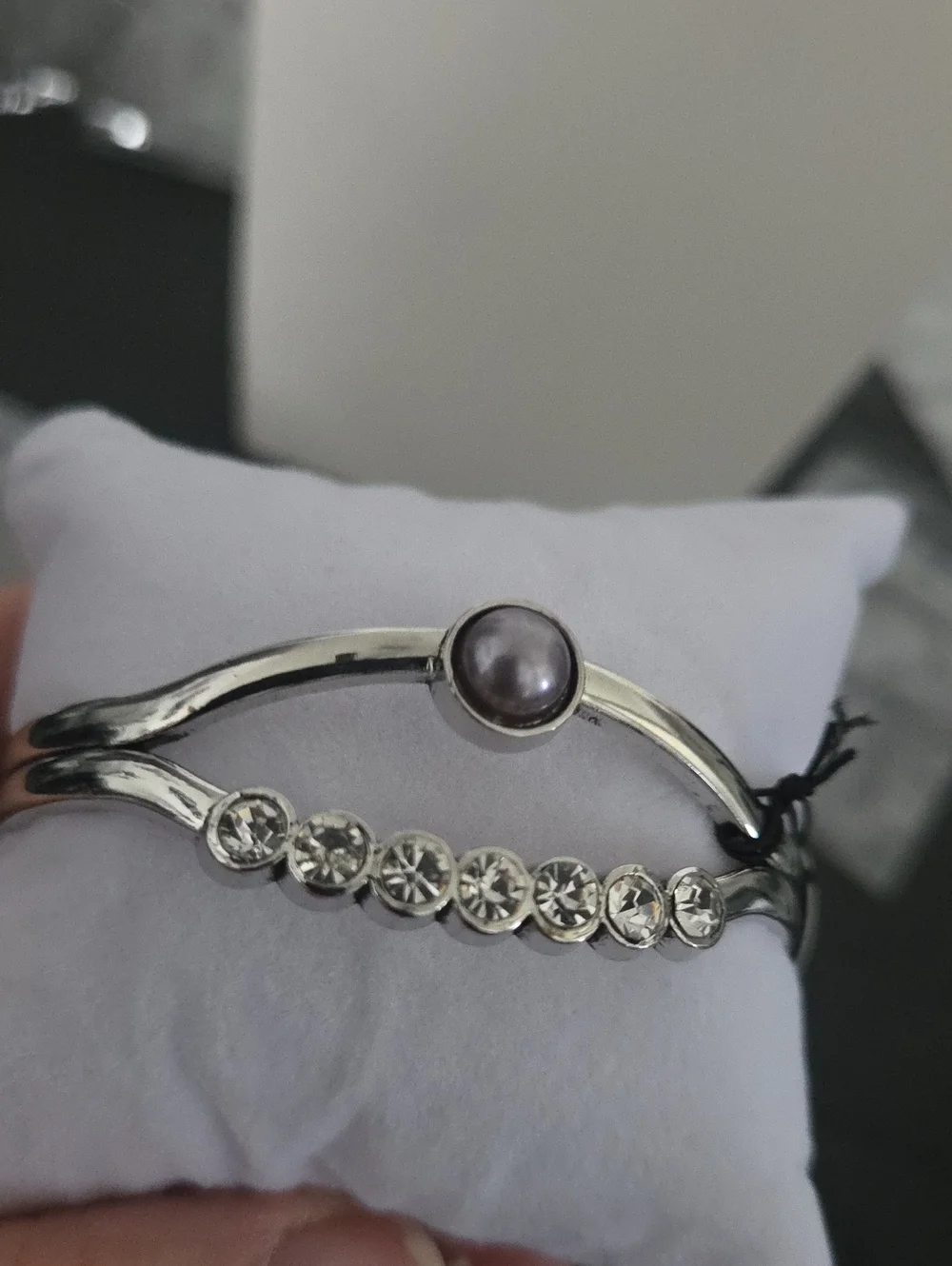 paparazzi silver pearl